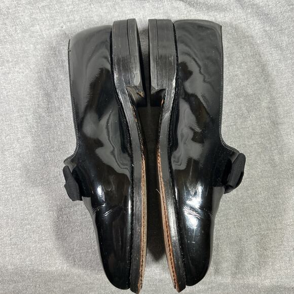 Allen Edmonds Men's Ritz Black Patent Leather Tuxedo Loafers Bow Slip On 8.5 3E - Picture 7 of 11